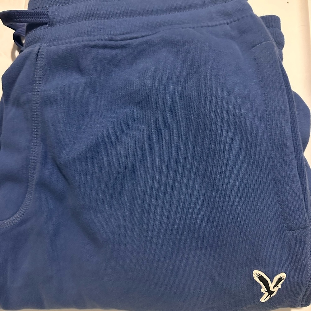 Men blue joggers
